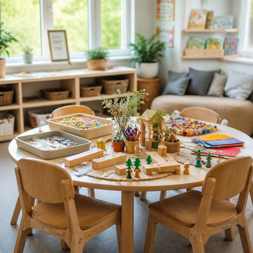 Child-friendly activity table