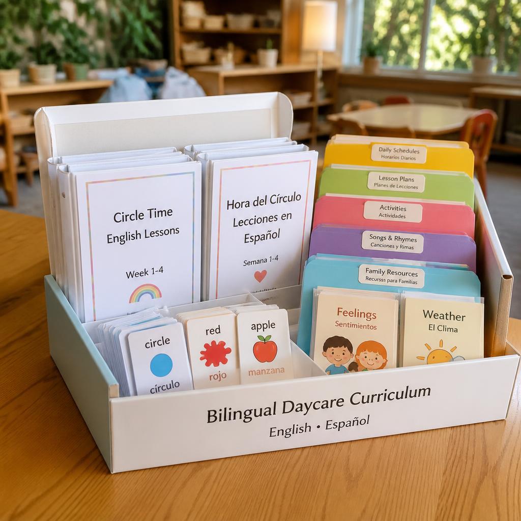 Bilingual curriculum box