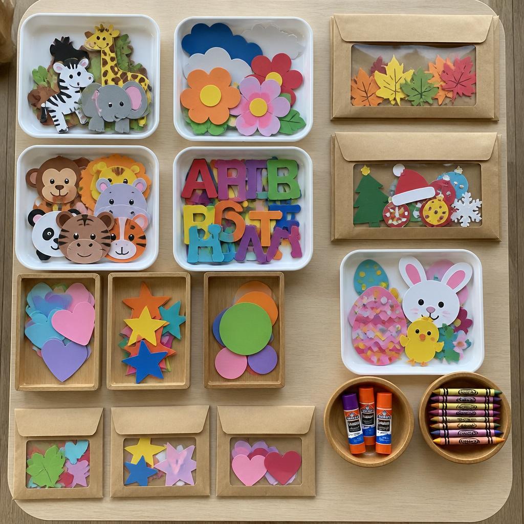 Pre-cut art materials